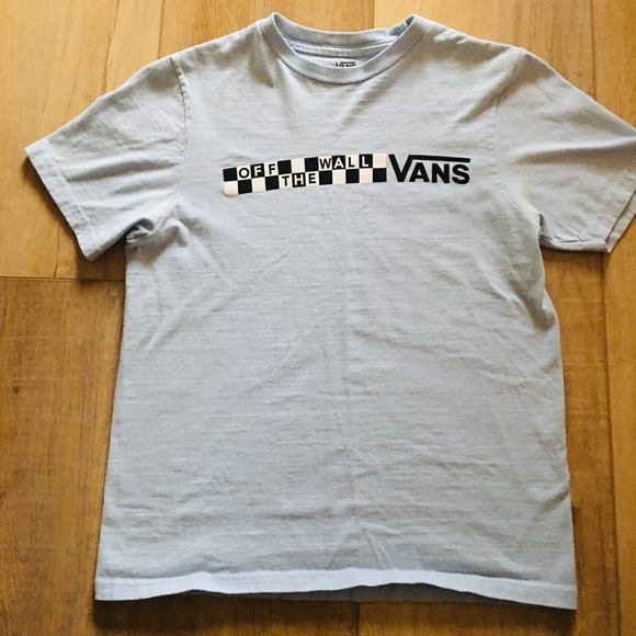 light blue vans shirt